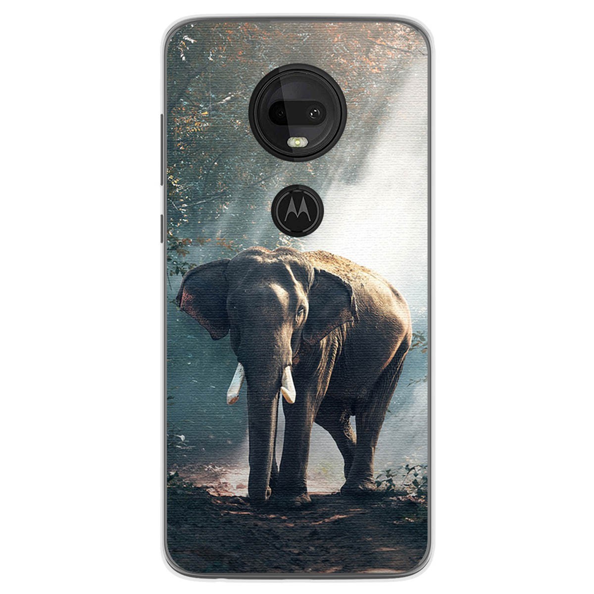 Funda Gel Tpu para Motorola Moto G7 / G7 Plus diseño Elefante Dibujos