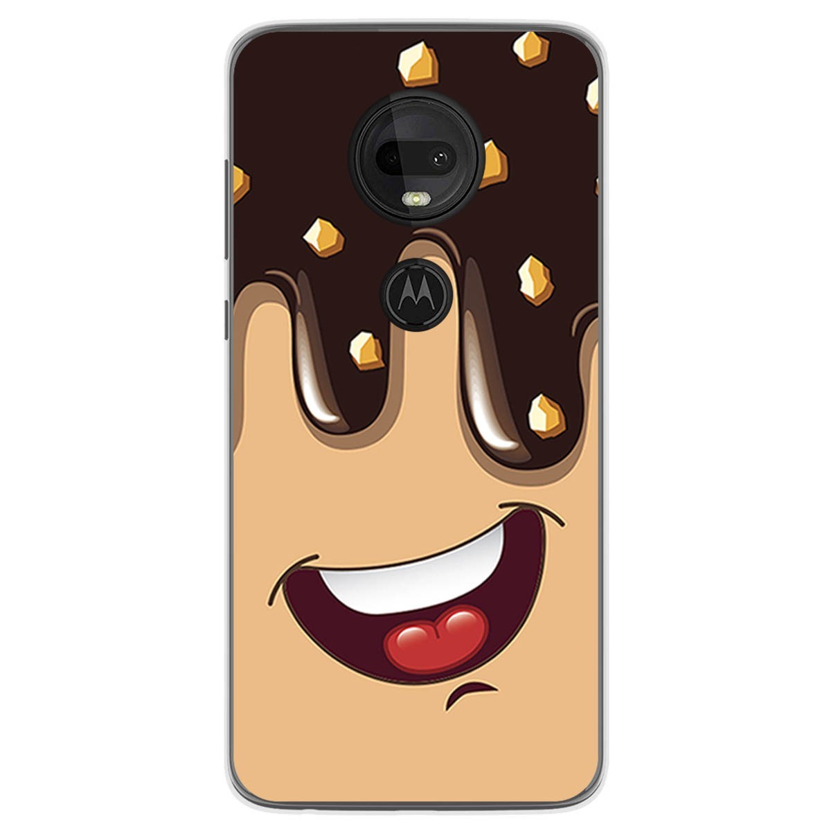 Funda Gel Tpu para Motorola Moto G7 / G7 Plus diseño Helado Chocolate Dibujos