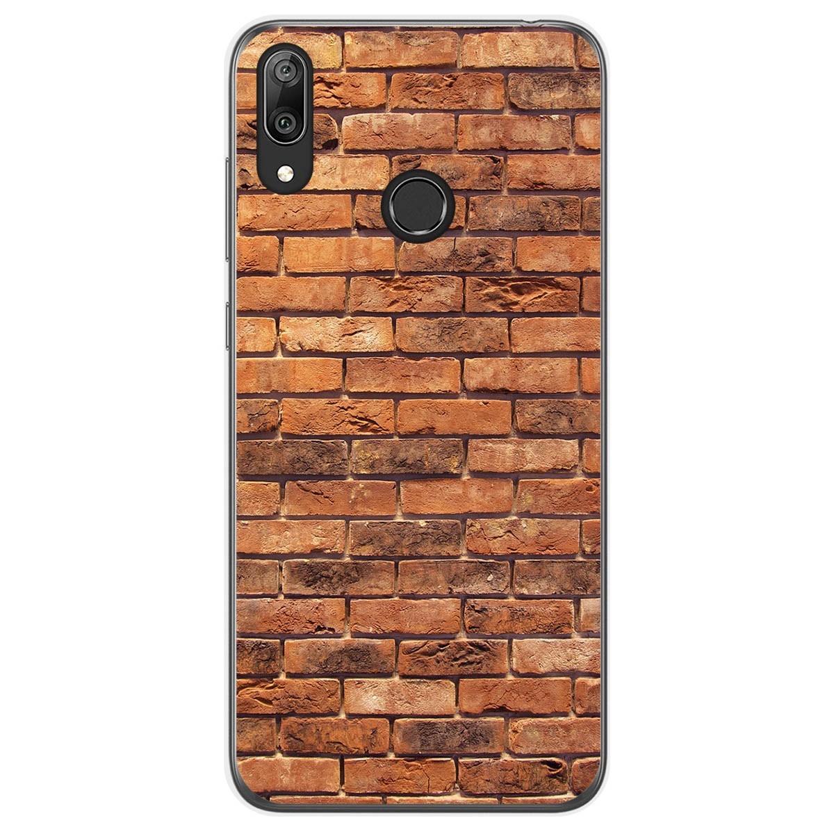 Funda Gel Tpu para Huawei Y7 2019 diseño Ladrillo 04 Dibujos