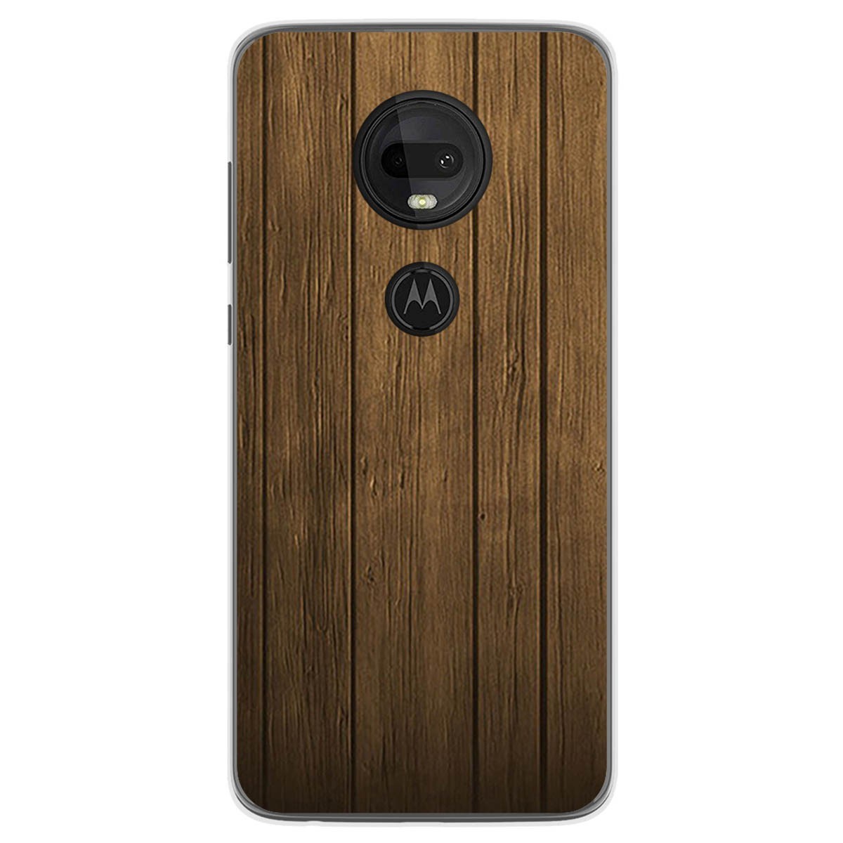 Funda Gel Tpu para Motorola Moto G7 / G7 Plus diseño Madera Dibujos