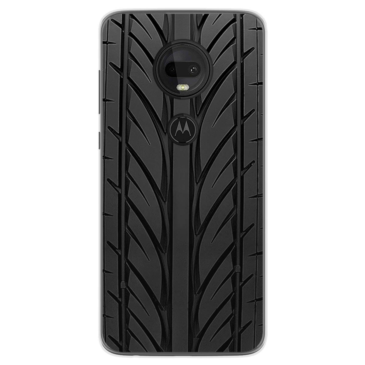 Funda Gel Tpu para Motorola Moto G7 / G7 Plus diseño Neumatico Dibujos