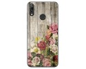 Funda Gel Tpu para Huawei Y7 2019 diseño Madera 08 Dibujos