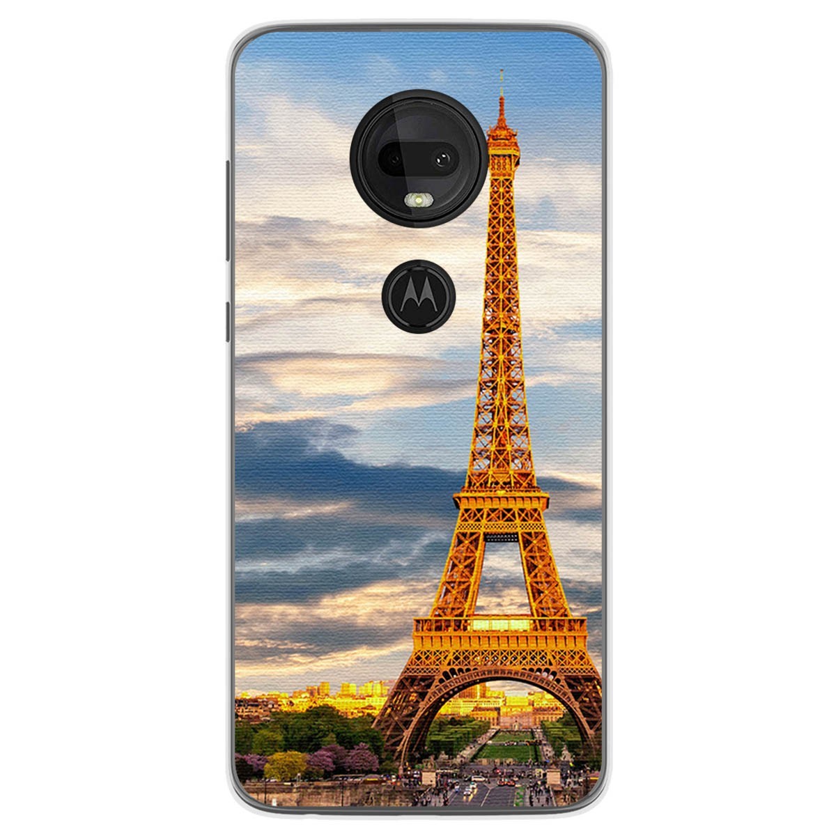 Funda Gel Tpu para Motorola Moto G7 / G7 Plus diseño Paris Dibujos