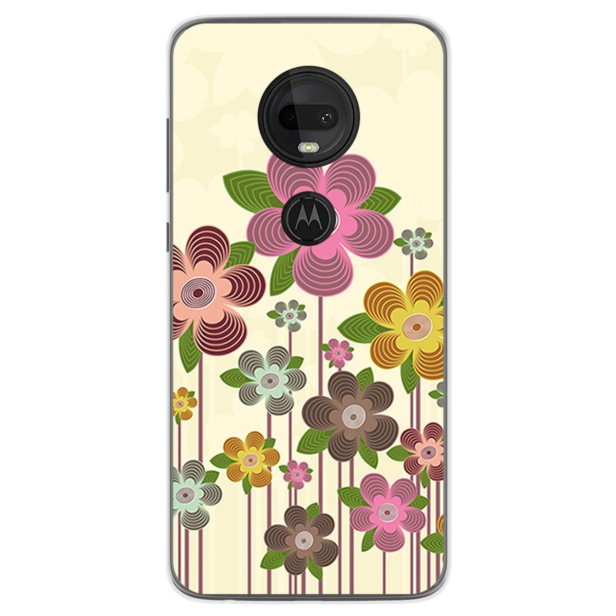 Funda Gel Tpu para Motorola Moto G7 / G7 Plus diseño Primavera En Flor Dibujos