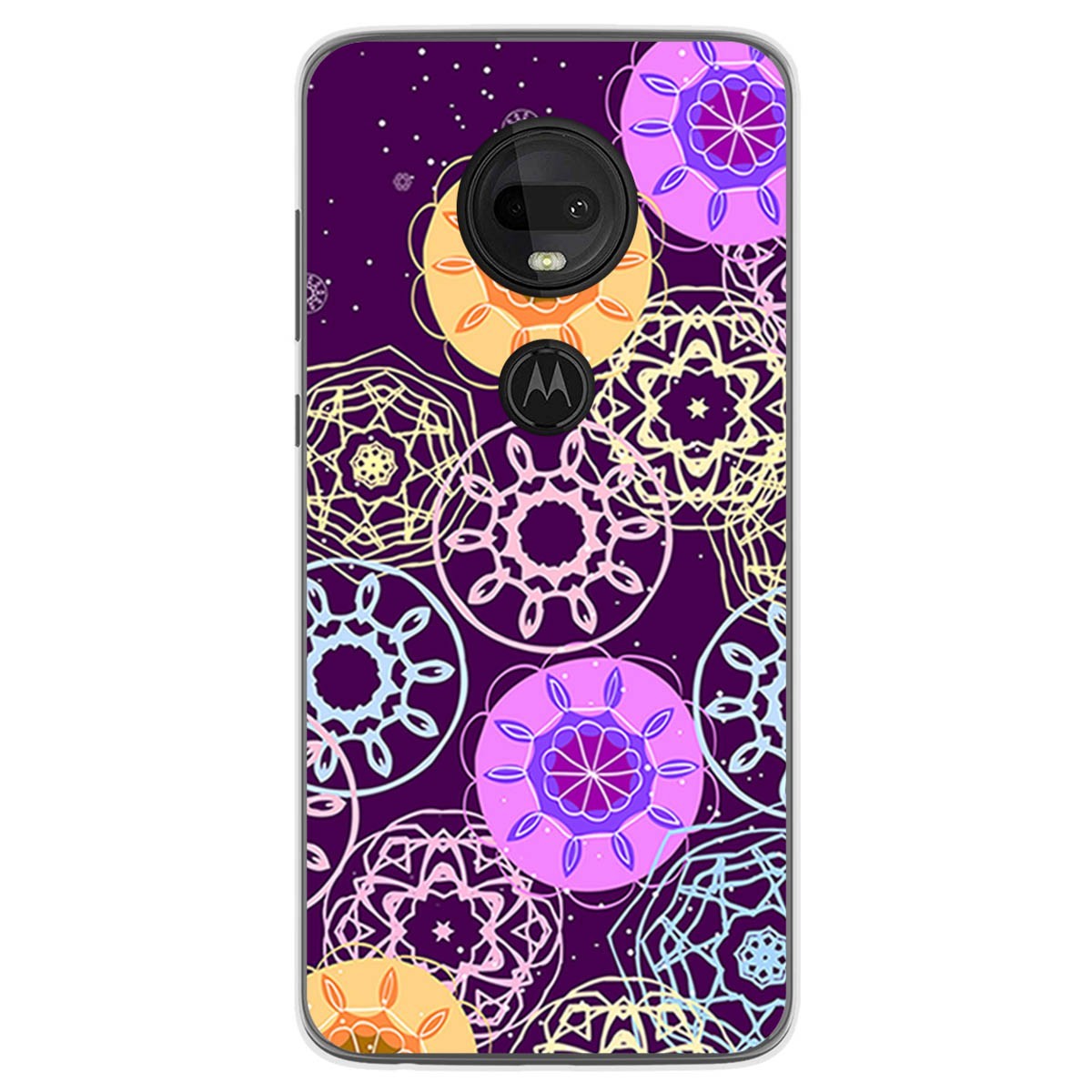 Funda Gel Tpu para Motorola Moto G7 / G7 Plus diseño Radial Dibujos