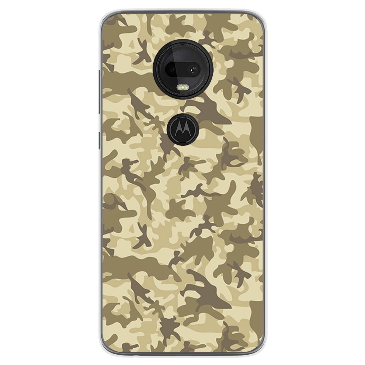 Funda Gel Tpu para Motorola Moto G7 / G7 Plus diseño Sand Camuflaje Dibujos