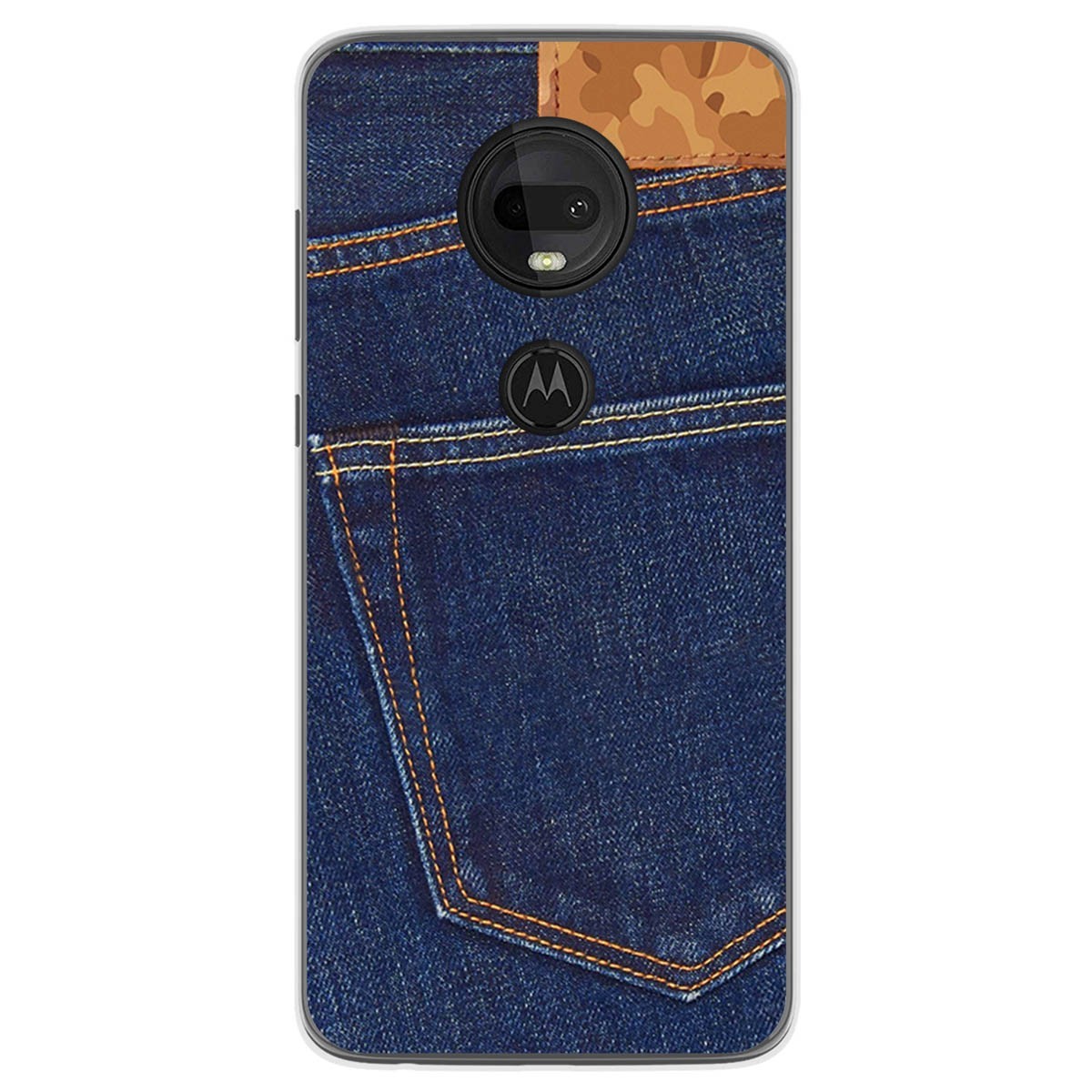 Funda Gel Tpu para Motorola Moto G7 / G7 Plus diseño Vaquero Dibujos