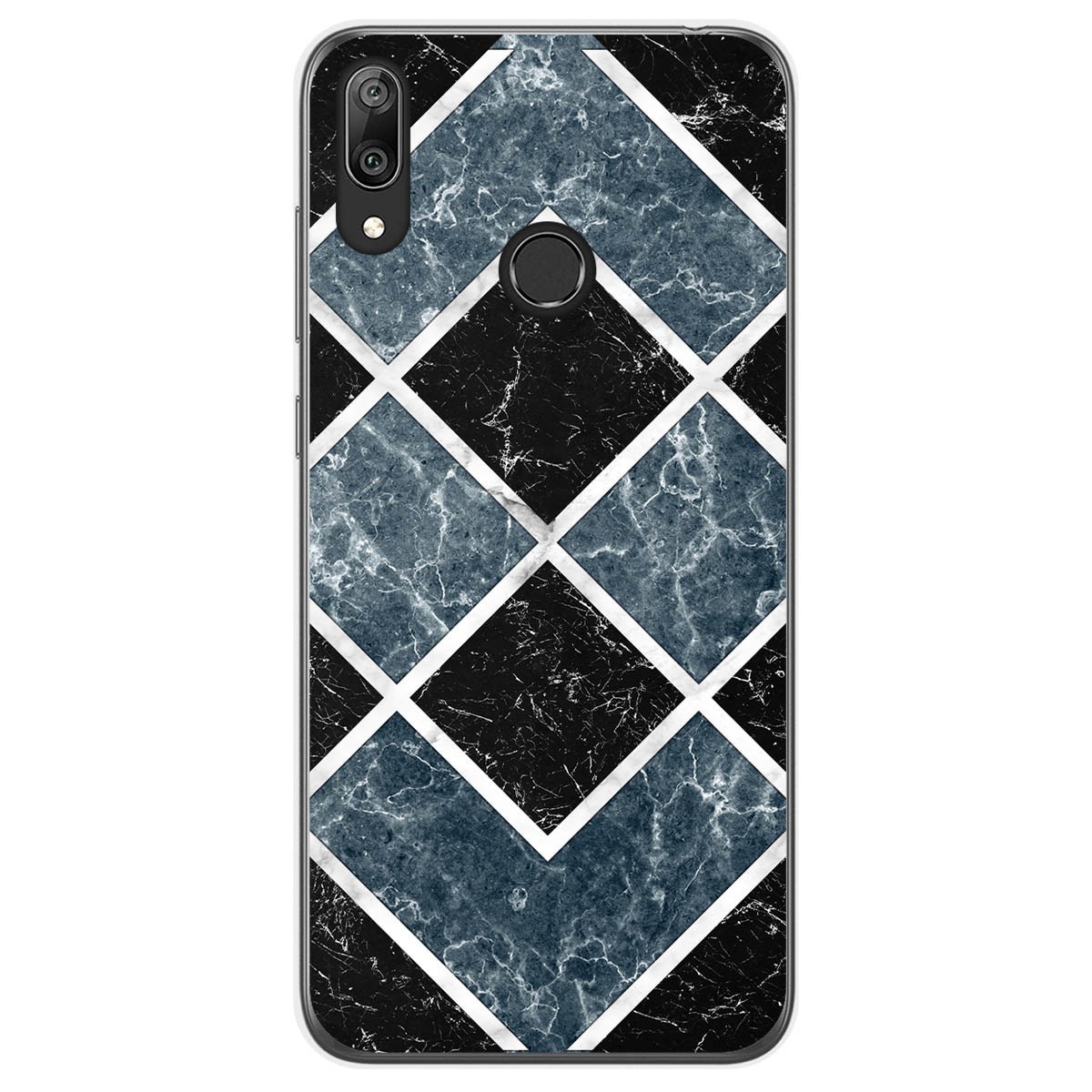Funda Gel Tpu para Huawei Y7 2019 diseño Mármol 06 Dibujos