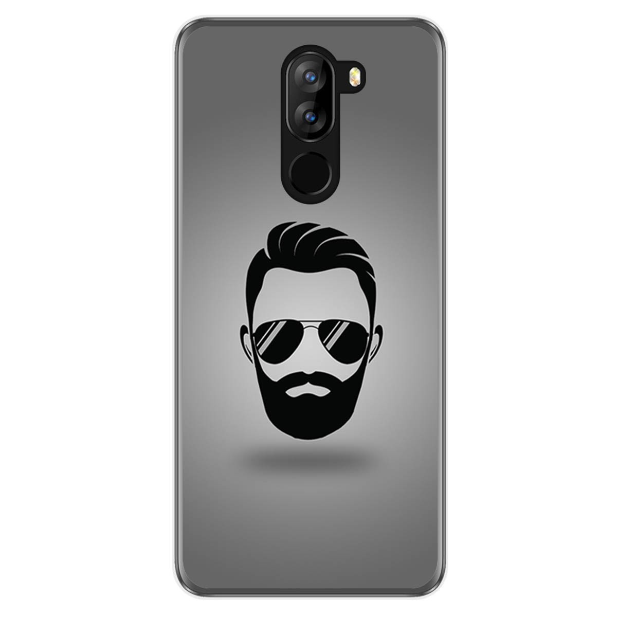 Funda Gel Tpu para Doogee X60 / X60L diseño Barba Dibujos