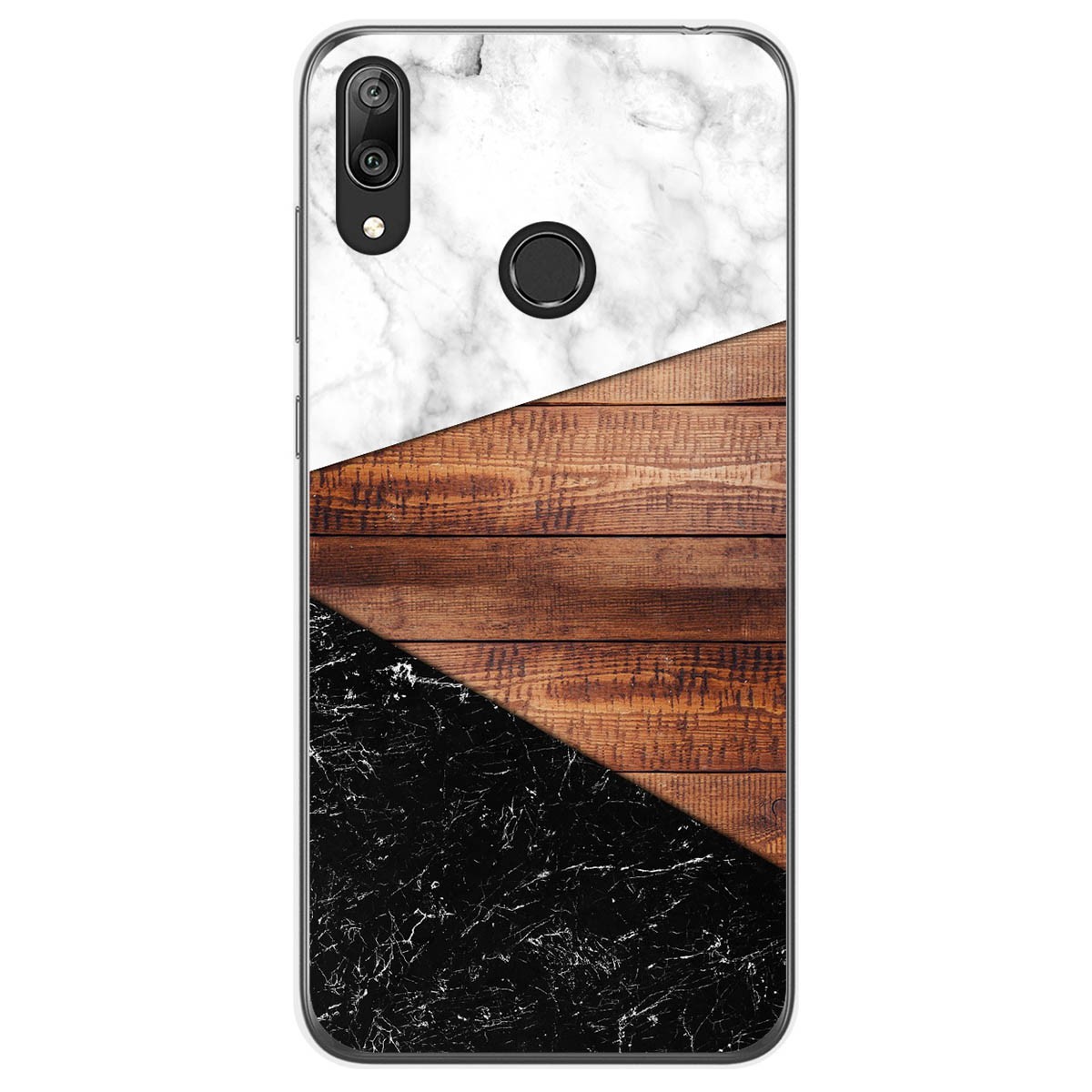 Funda Gel Tpu para Huawei Y7 2019 diseño Mármol 11 Dibujos