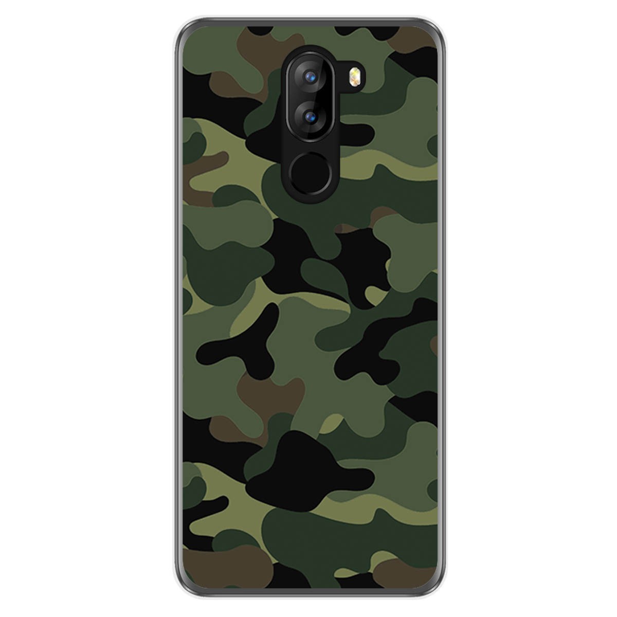 Funda Gel Tpu para Doogee X60 / X60L diseño Camuflaje Dibujos