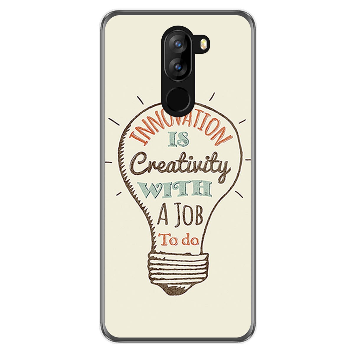 Funda Gel Tpu para Doogee X60 / X60L diseño Creativity Dibujos