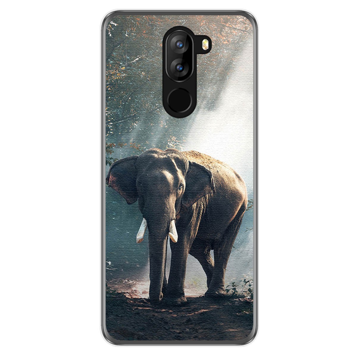 Funda Gel Tpu para Doogee X60 / X60L diseño Elefante Dibujos