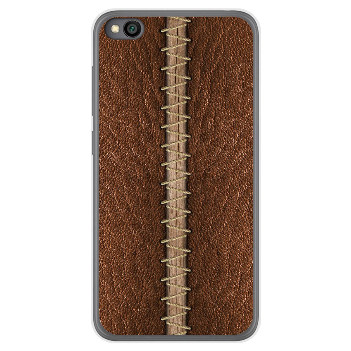 Funda Gel Tpu para Xiaomi Redmi Go diseño Cuero 01 Dibujos