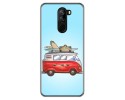 Funda Gel Tpu para Doogee X60 / X60L diseño Furgoneta Dibujos