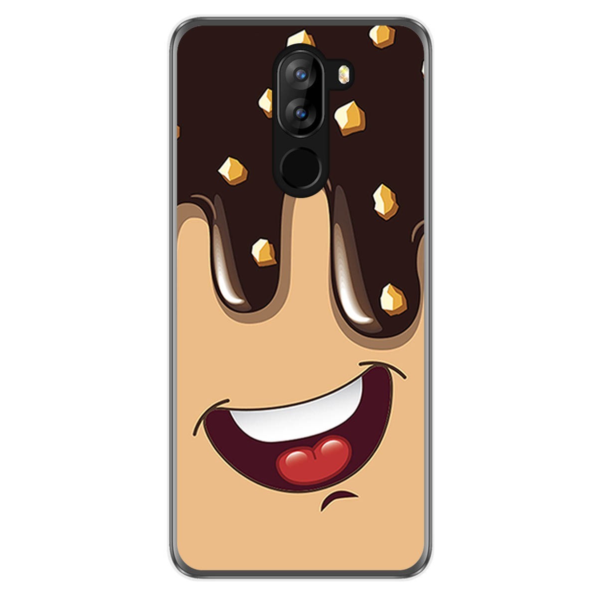 Funda Gel Tpu para Doogee X60 / X60L diseño Helado Chocolate Dibujos