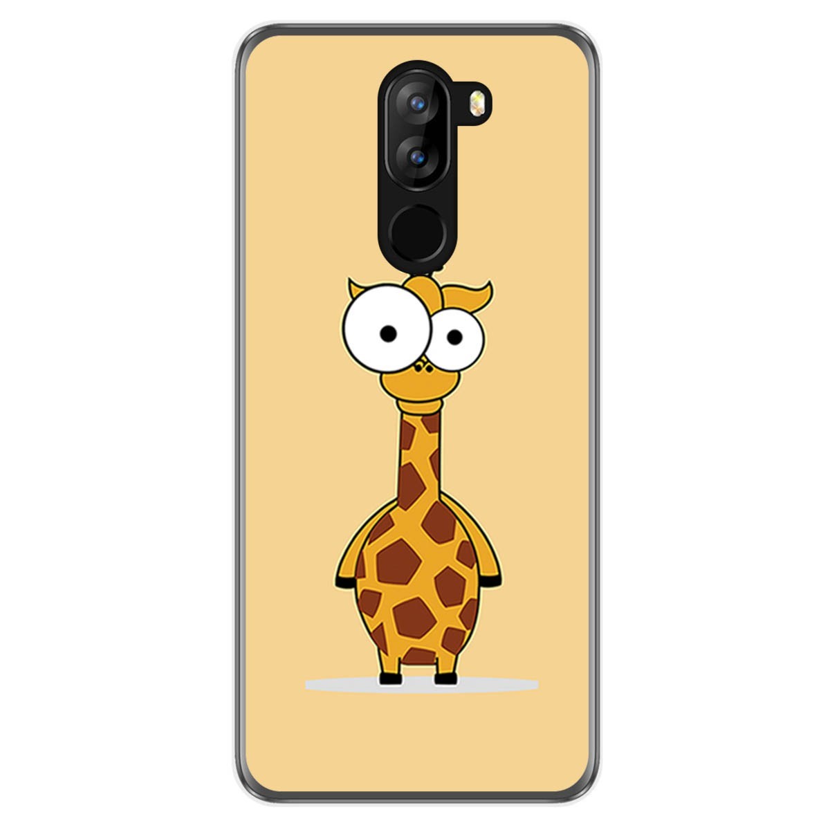Funda Gel Tpu para Doogee X60 / X60L diseño Jirafa Dibujos