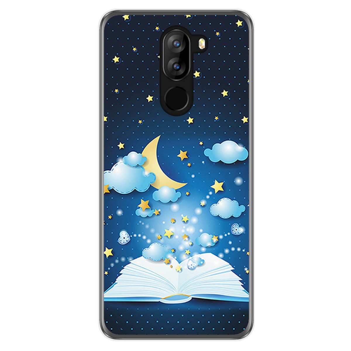 Funda Gel Tpu para Doogee X60 / X60L diseño Libro Cuentos Dibujos