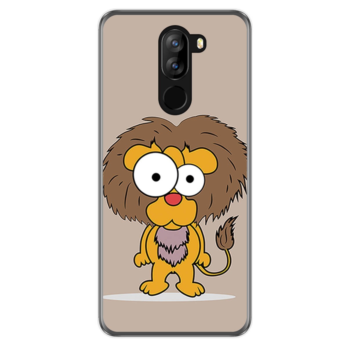 Funda Gel Tpu para Doogee X60 / X60L diseño Leon Dibujos