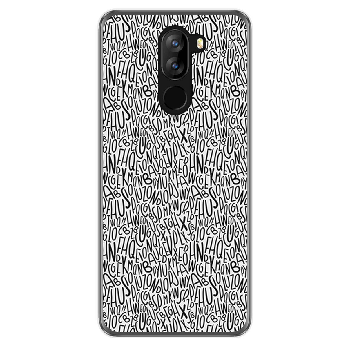 Funda Gel Tpu para Doogee X60 / X60L diseño Letras Dibujos