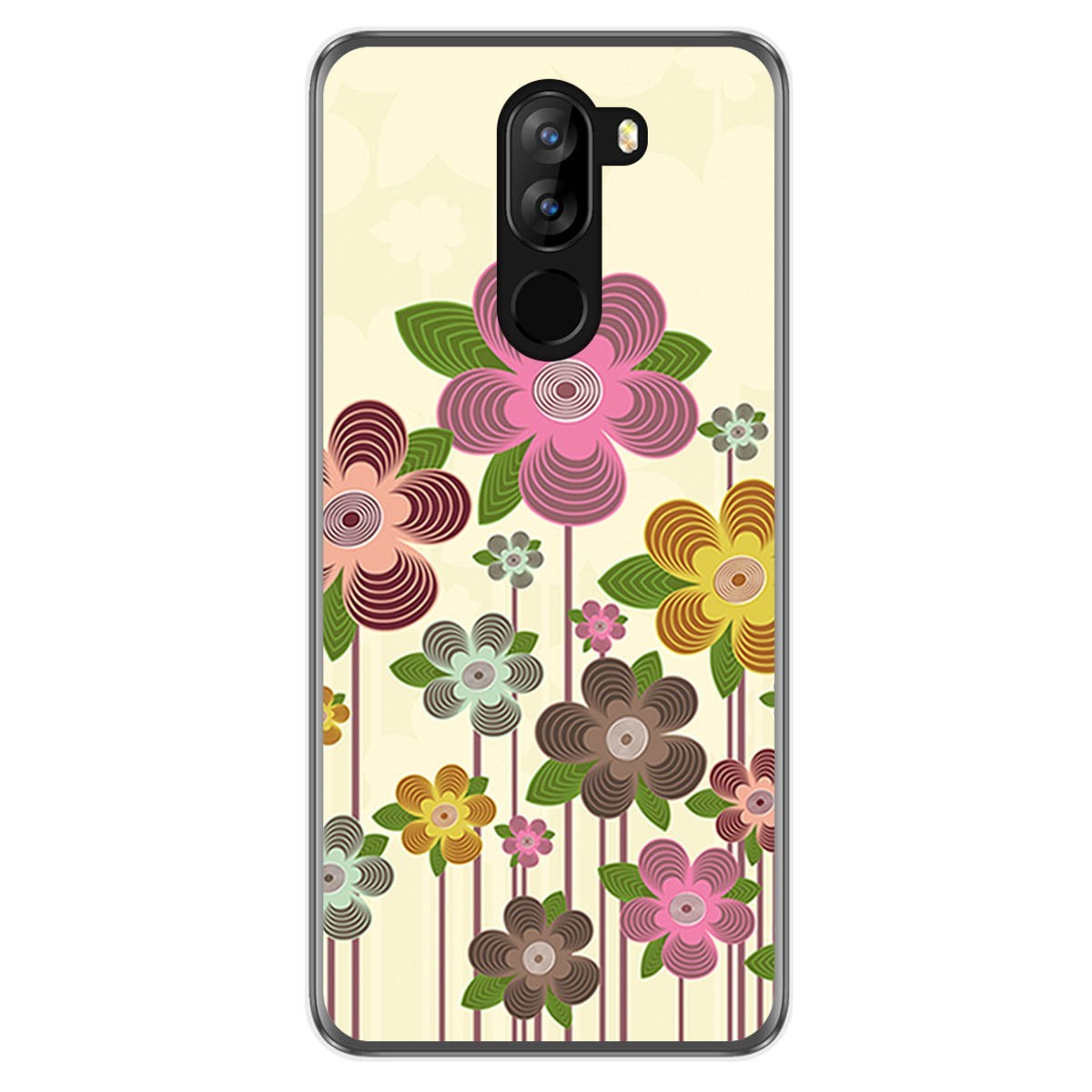 Funda Gel Tpu para Doogee X60 / X60L diseño Primavera En Flor Dibujos