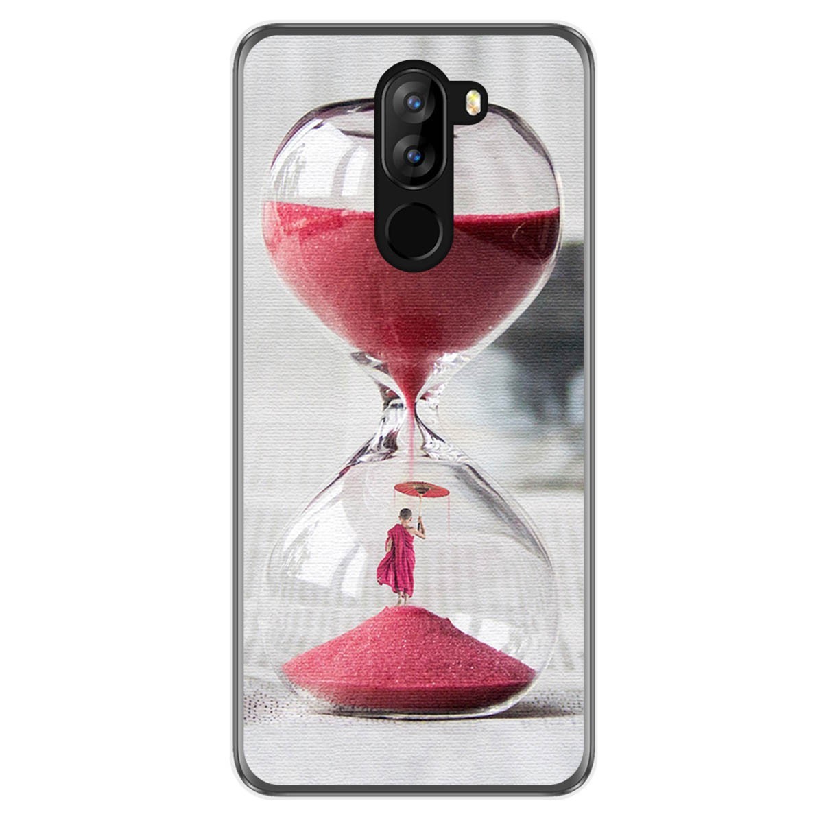 Funda Gel Tpu para Doogee X60 / X60L diseño Reloj Dibujos