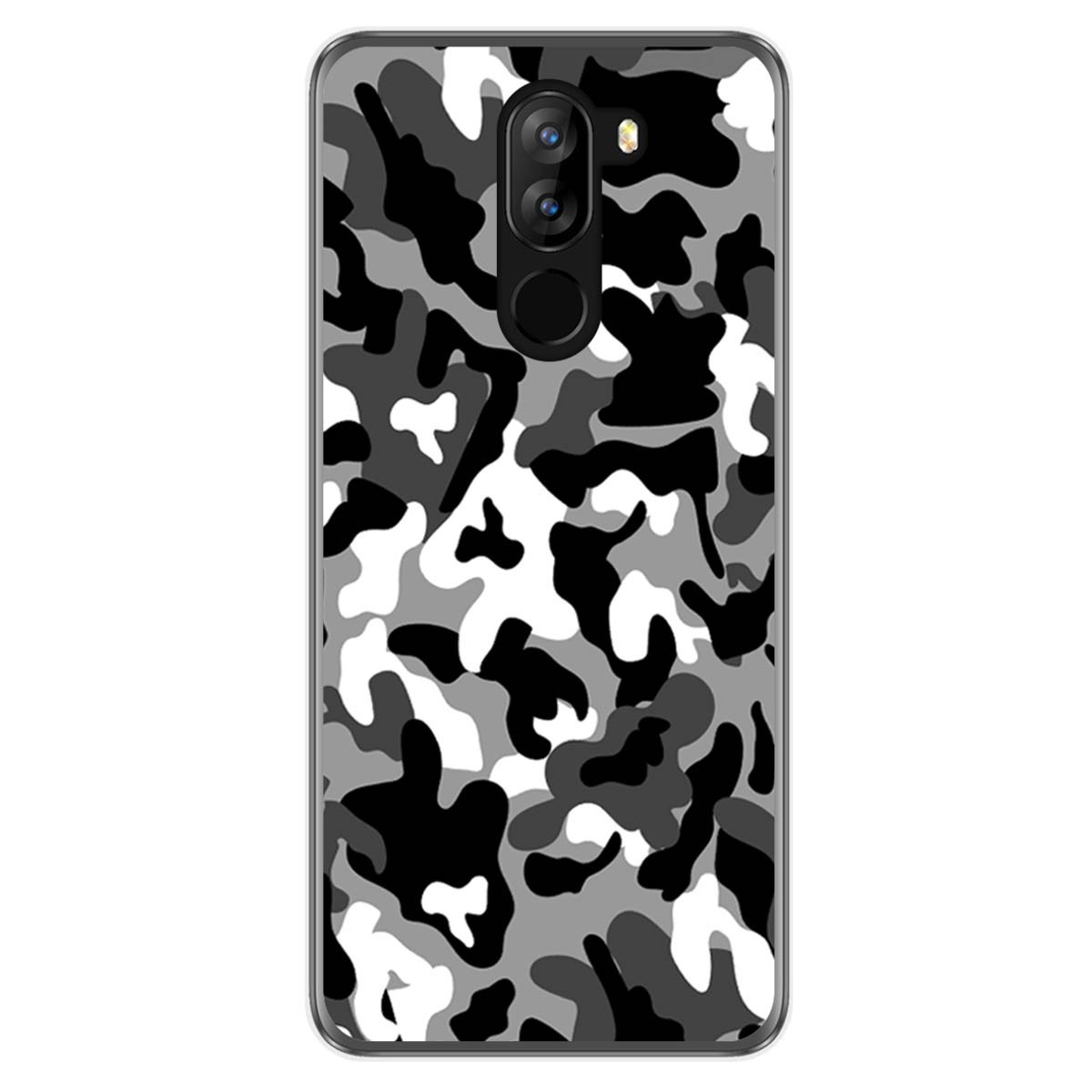 Funda Gel Tpu para Doogee X60 / X60L diseño Snow Camuflaje Dibujos