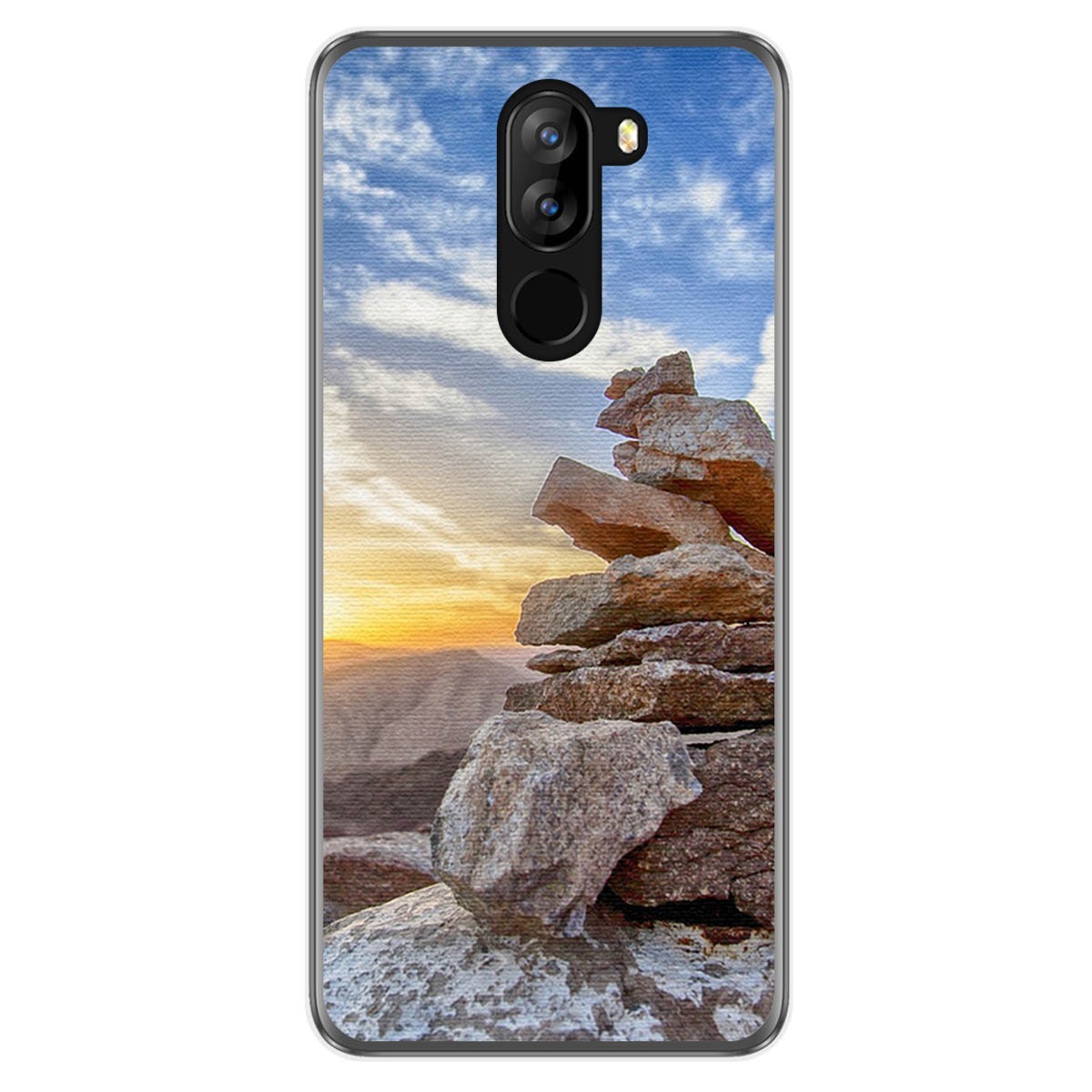 Funda Gel Tpu para Doogee X60 / X60L diseño Sunset Dibujos