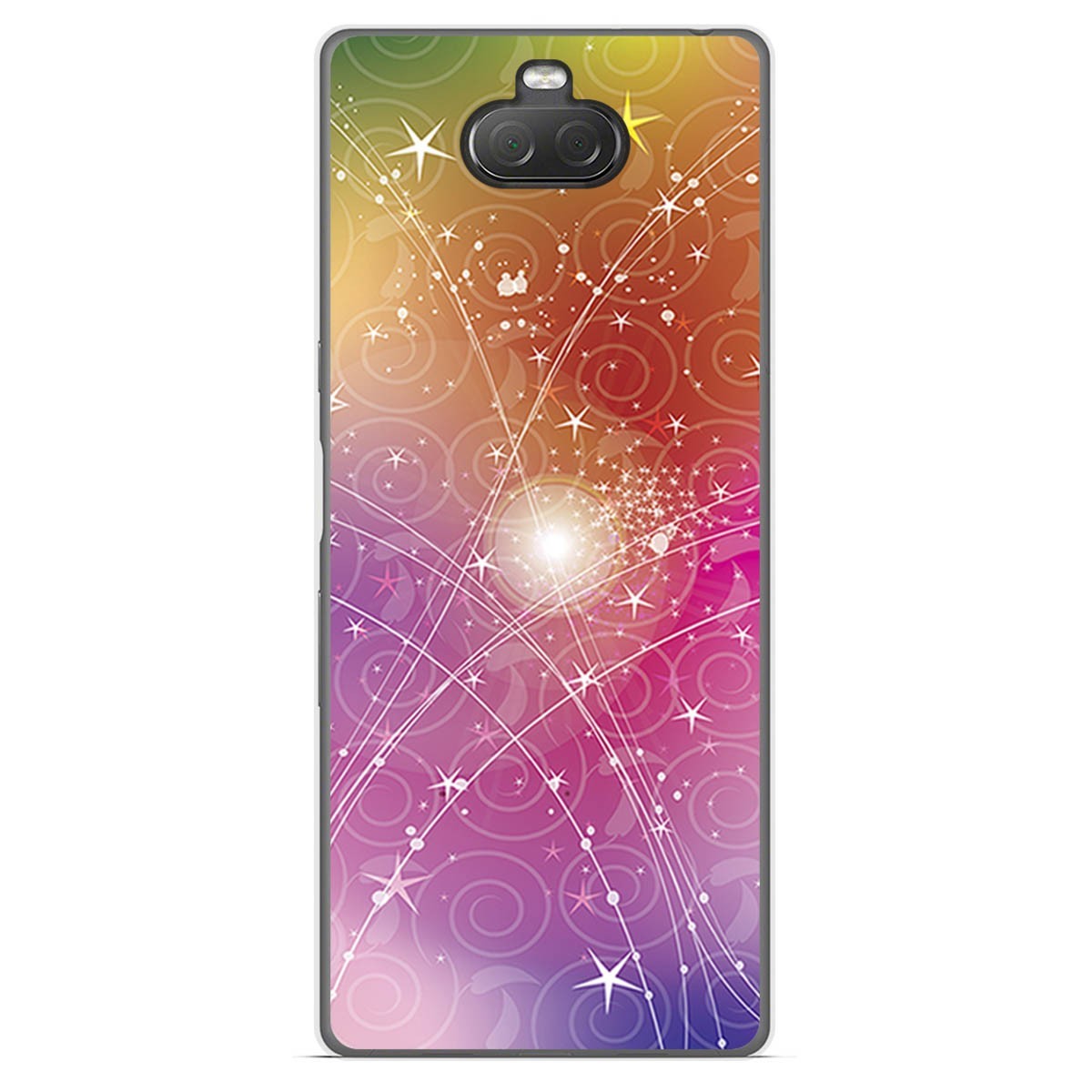 Funda Gel Tpu para Sony Xperia 10 diseño Abstracto Dibujos