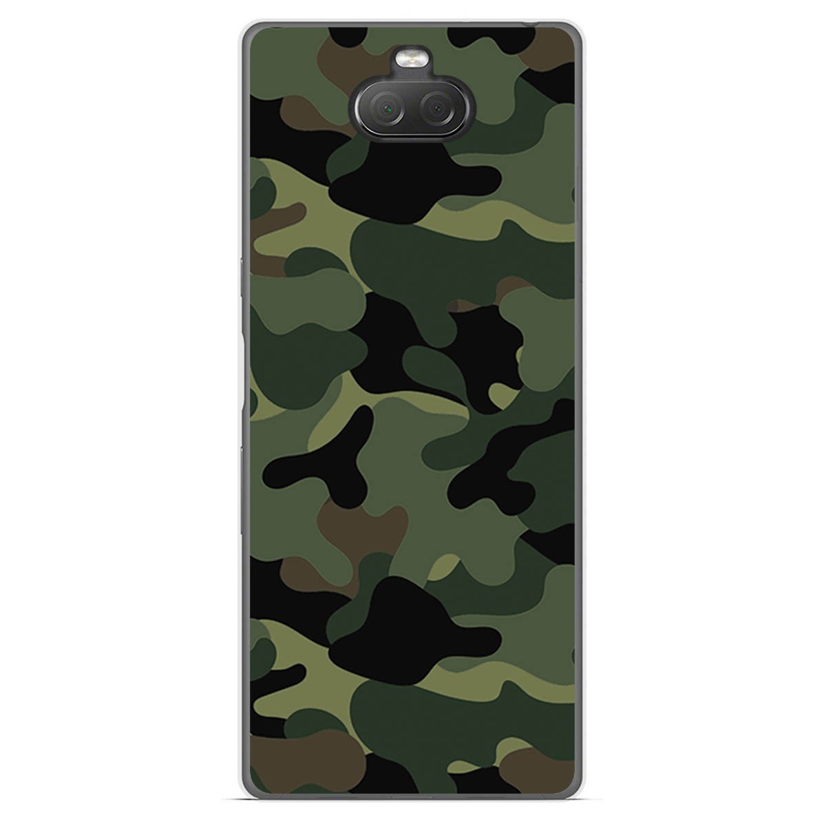Funda Gel Tpu para Sony Xperia 10 diseño Camuflaje Dibujos