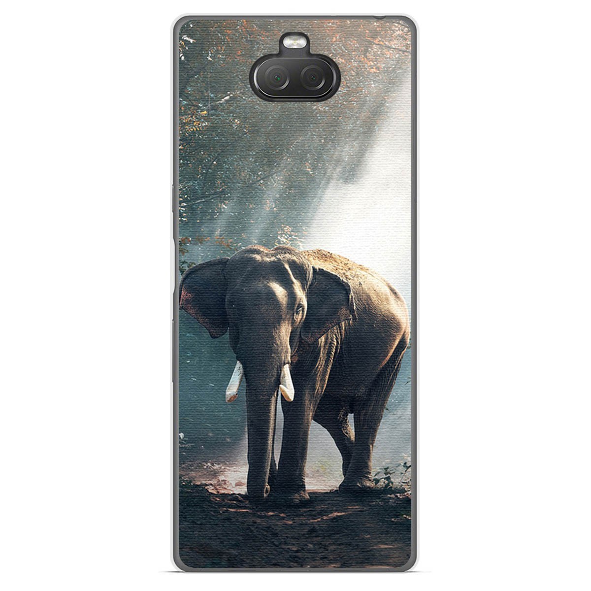 Funda Gel Tpu para Sony Xperia 10 diseño Elefante Dibujos