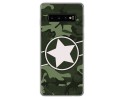 Funda Gel Tpu para Samsung Galaxy S10 Plus diseño Camuflaje 01 Dibujos