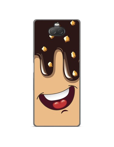 Funda Gel Tpu para Sony Xperia 10 diseño Helado Chocolate Dibujos