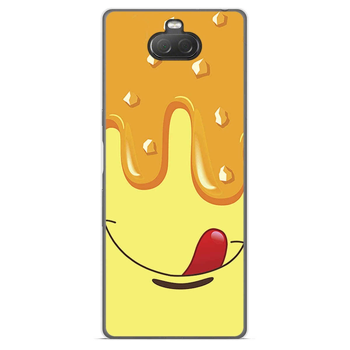 Funda Gel Tpu para Sony Xperia 10 diseño Helado Vainilla Dibujos