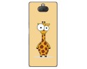 Funda Gel Tpu para Sony Xperia 10 diseño Jirafa Dibujos