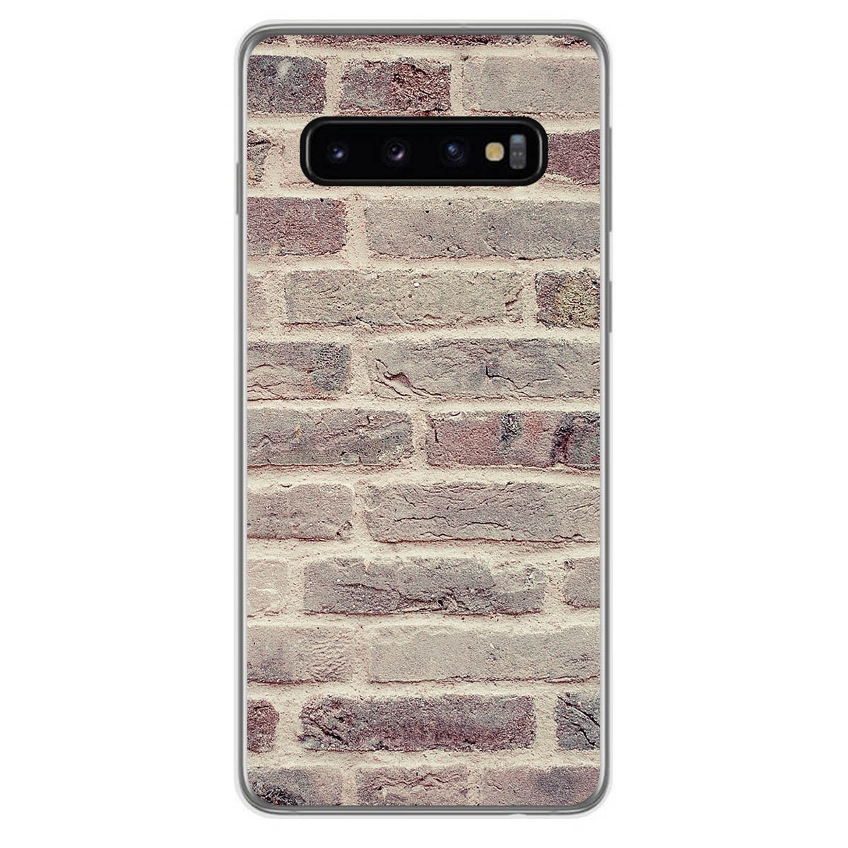 Funda Gel Tpu para Samsung Galaxy S10 Plus diseño Ladrillo 01 Dibujos