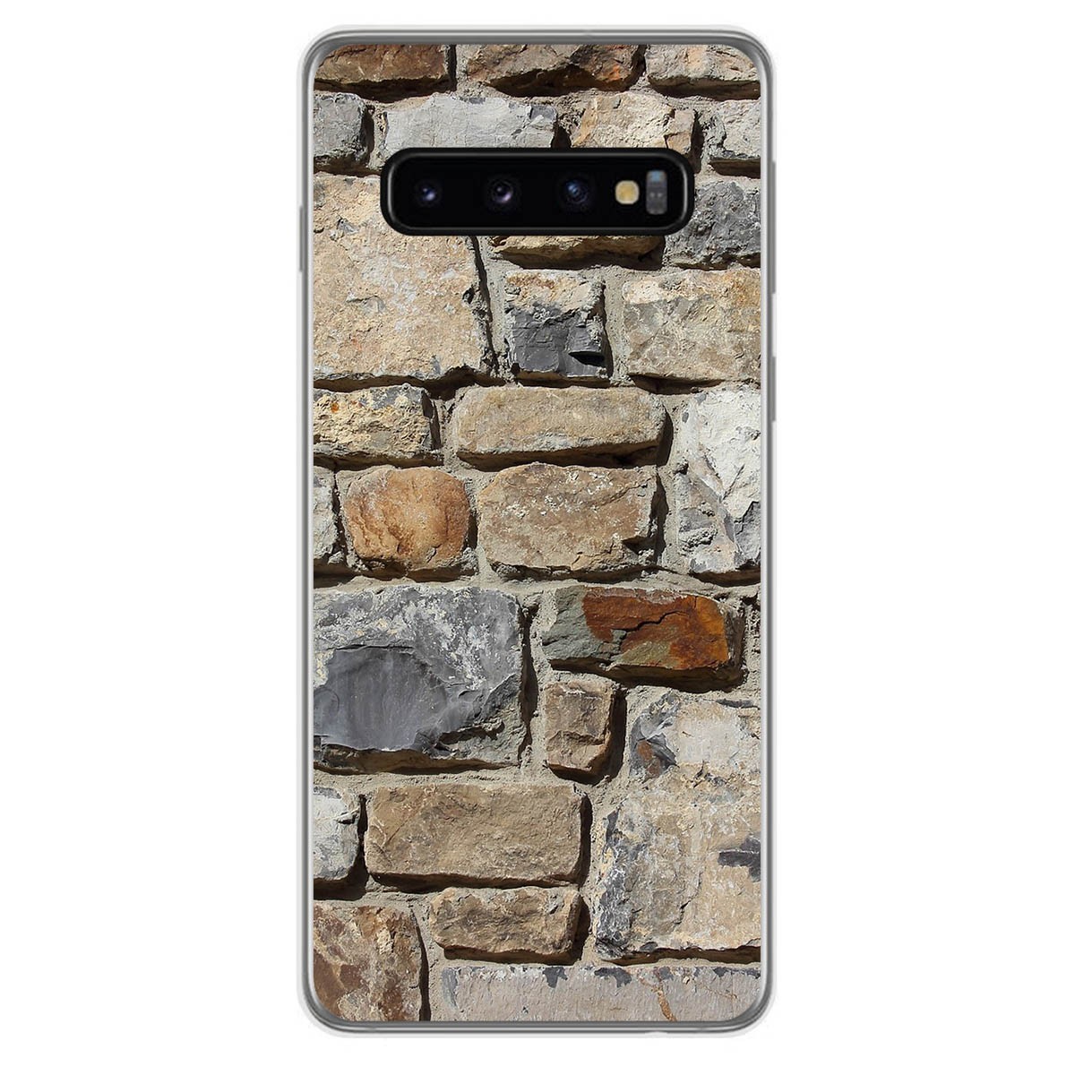 Funda Gel Tpu para Samsung Galaxy S10 Plus diseño Ladrillo 03 Dibujos