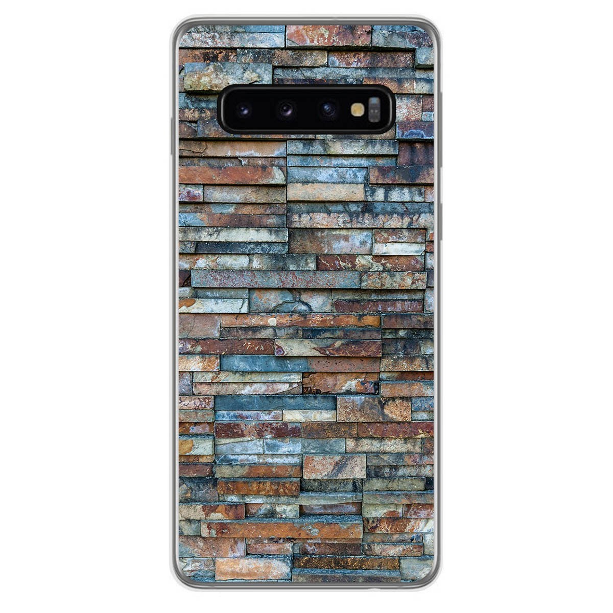 Funda Gel Tpu para Samsung Galaxy S10 Plus diseño Ladrillo 05 Dibujos