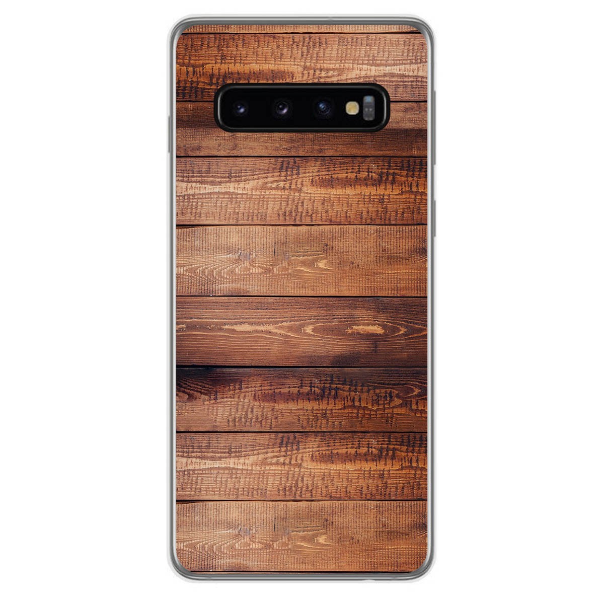 Funda Gel Tpu para Samsung Galaxy S10 Plus diseño Madera 02 Dibujos