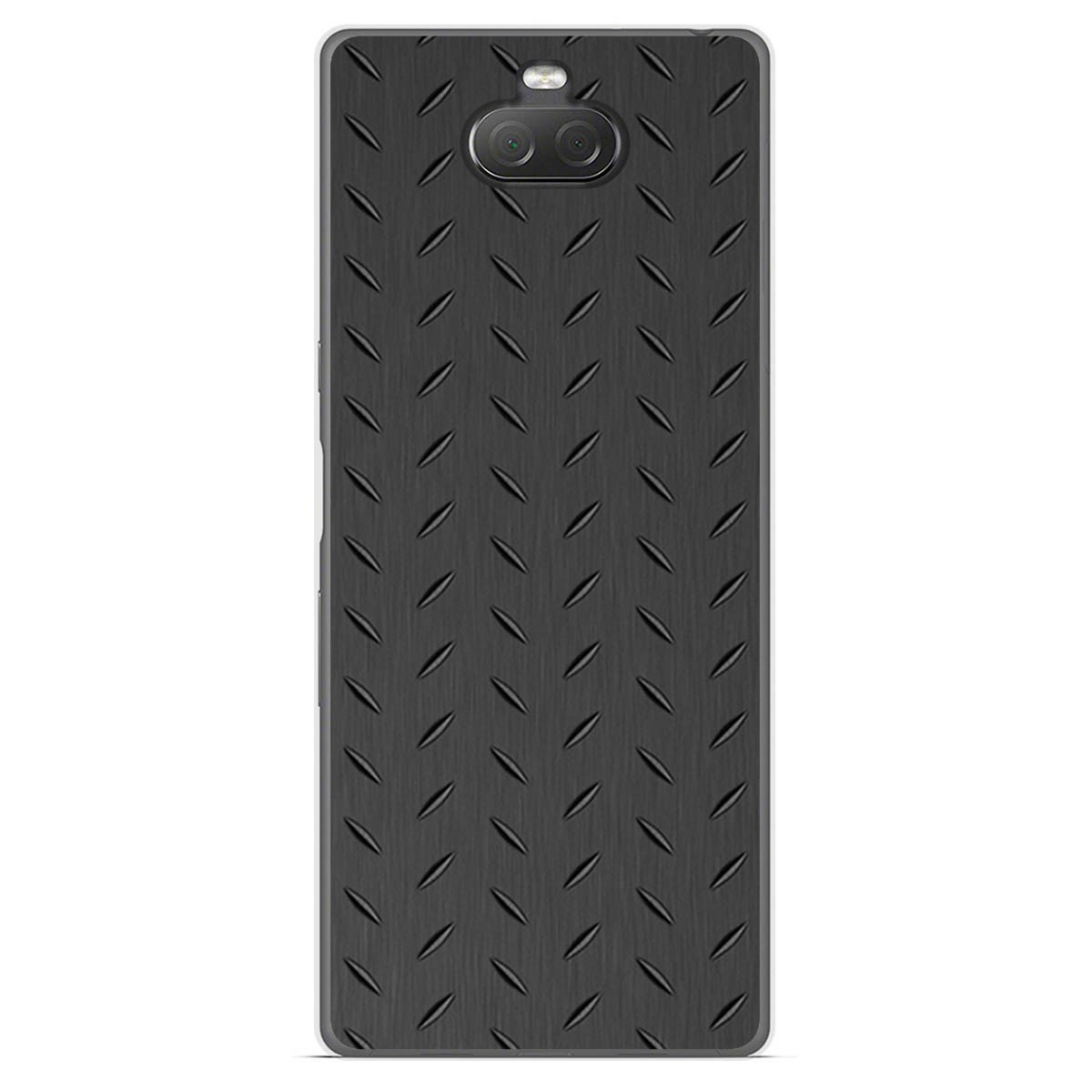 Funda Gel Tpu para Sony Xperia 10 diseño Metal Dibujos