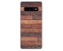 Funda Gel Tpu para Samsung Galaxy S10 Plus diseño Madera 03 Dibujos
