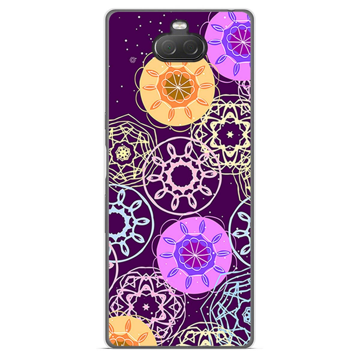 Funda Gel Tpu para Sony Xperia 10 diseño Radial Dibujos