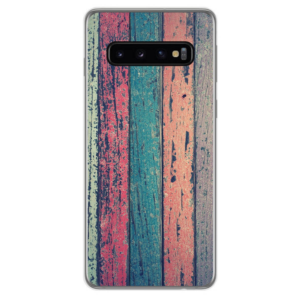 Funda Gel Tpu para Samsung Galaxy S10 Plus diseño Madera 10 Dibujos
