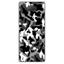 Funda Gel Tpu para Sony Xperia 10 diseño Snow Camuflaje Dibujos