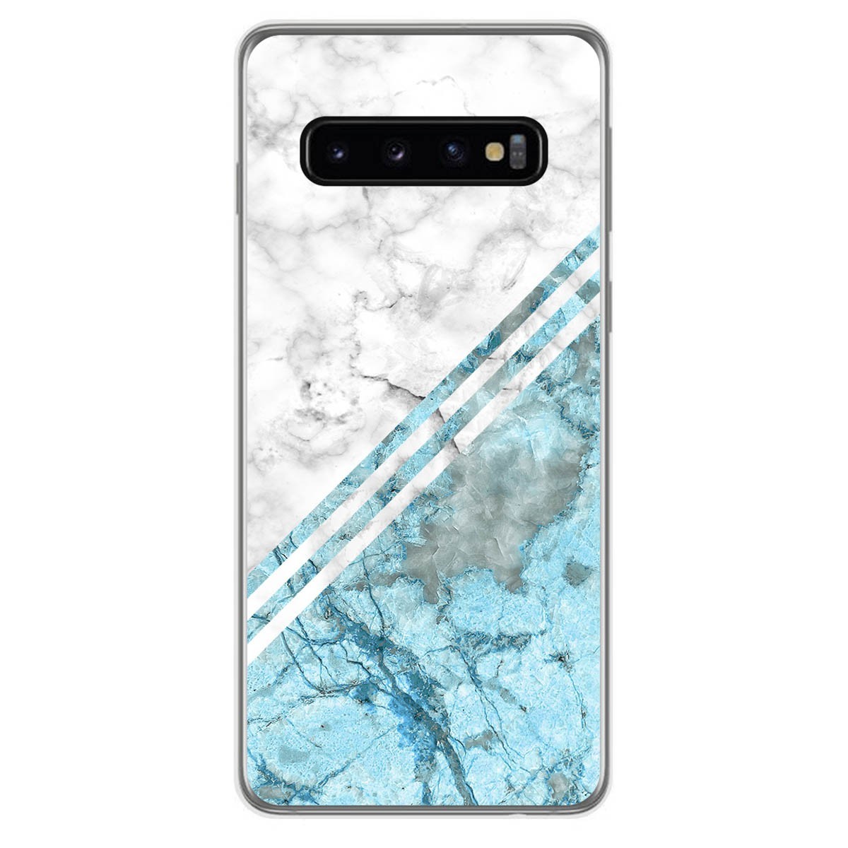 Funda Gel Tpu para Samsung Galaxy S10 Plus diseño Mármol 02 Dibujos