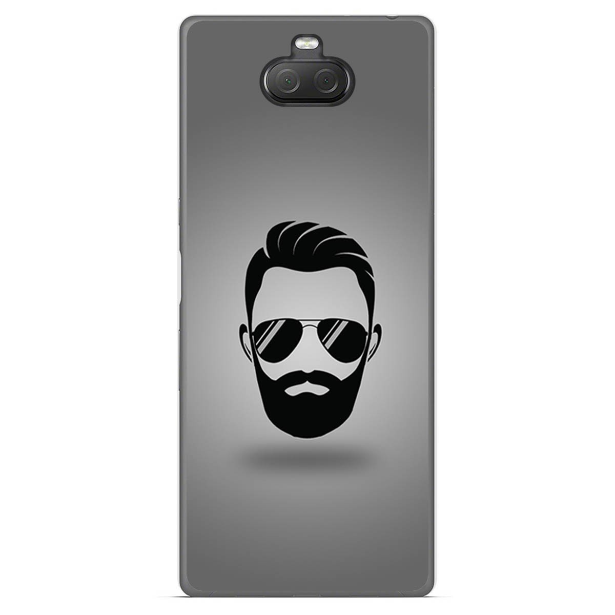 Funda Gel Tpu para Sony Xperia 10 Plus diseño Barba Dibujos