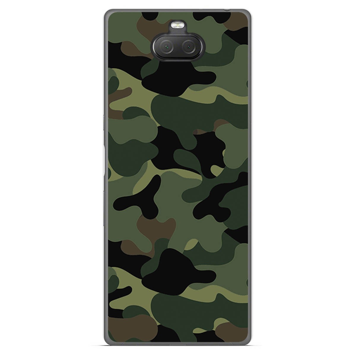 Funda Gel Tpu para Sony Xperia 10 Plus diseño Camuflaje Dibujos