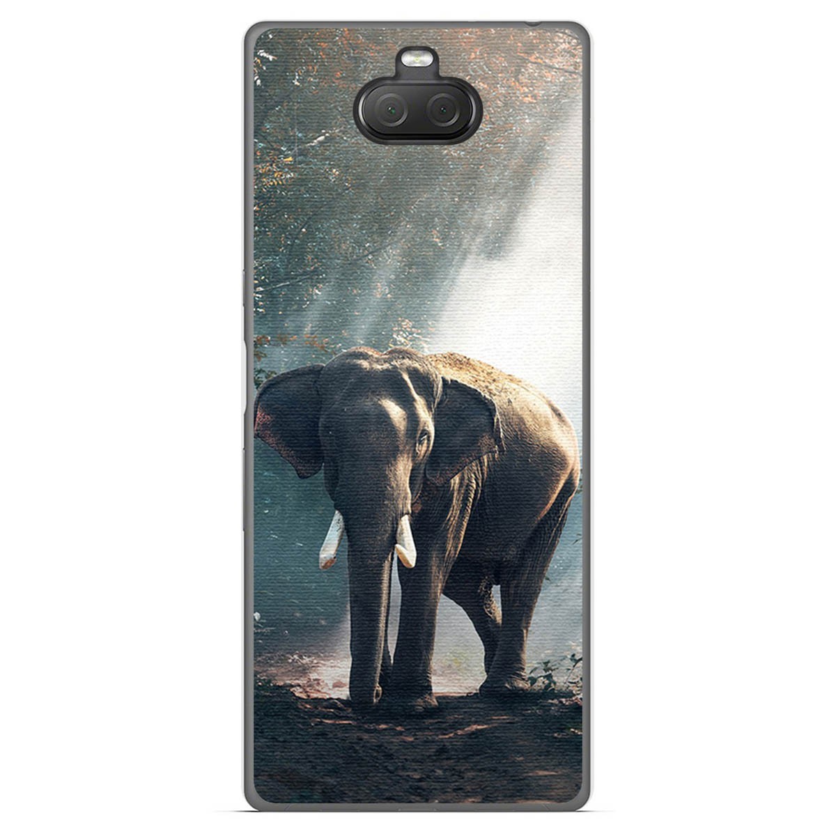 Funda Gel Tpu para Sony Xperia 10 Plus diseño Elefante Dibujos