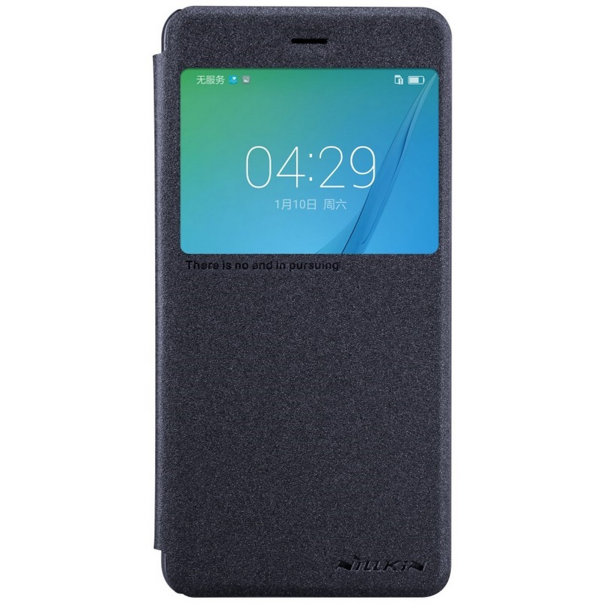 Funda Flip Negra Nillkin Modelo Sparkle para Huawei Nova