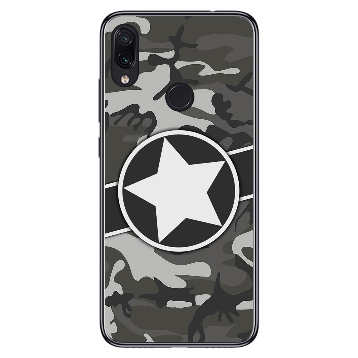 Funda Gel Tpu para Xiaomi Redmi Note 7 diseño Camuflaje 02 Dibujos